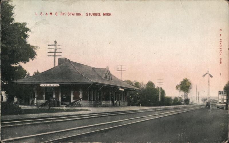 L. S. & M. S. Railway Station Sturgis Michigan