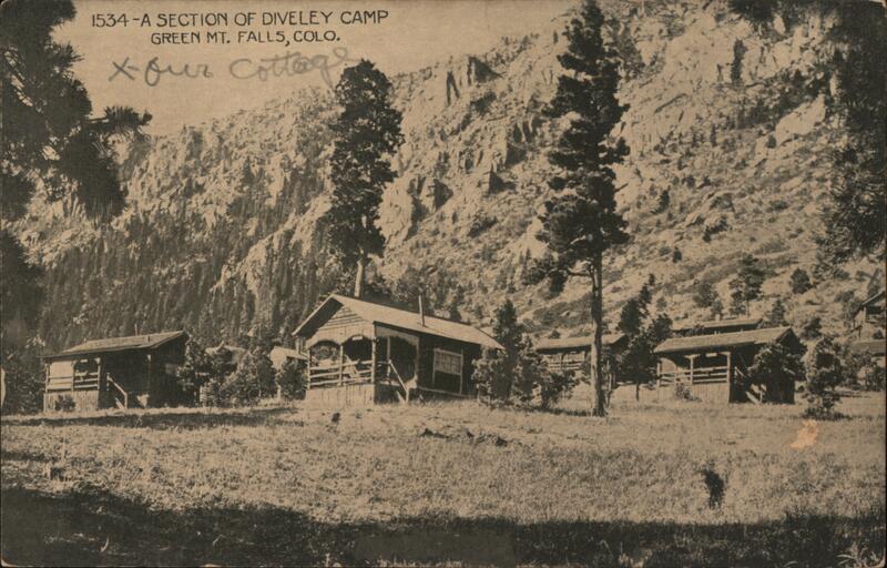 A Section of Divelley Camp Green Mountain Falls Colorado