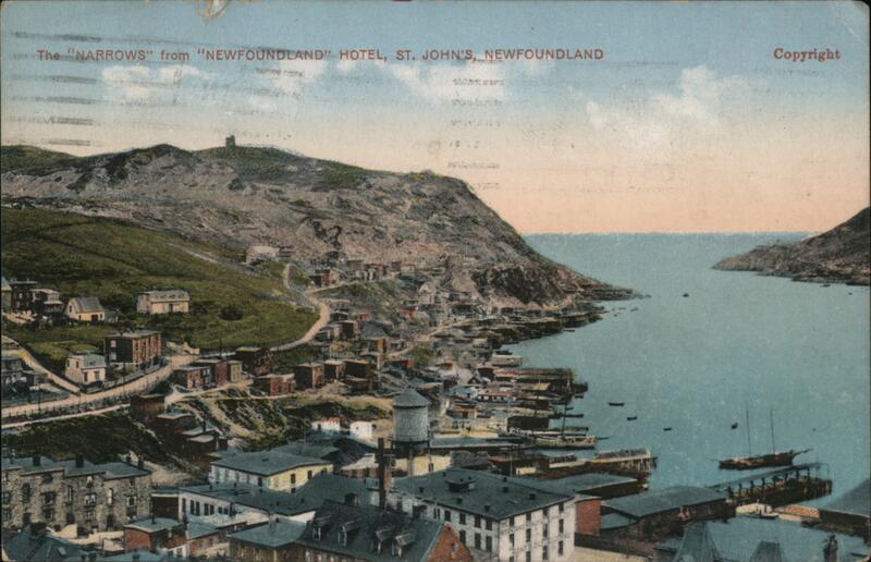 The Narrows from Newfoundland Hotel St. John's NL Canada
