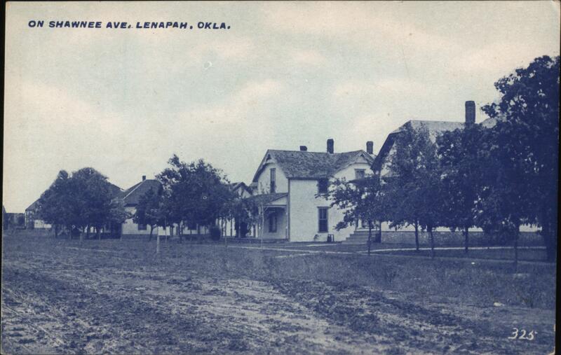 On Shawnee Avenue Lenapah Oklahoma