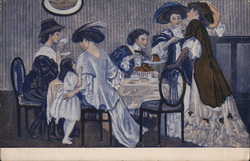 The Tearoom at Wanamaker's Postcard