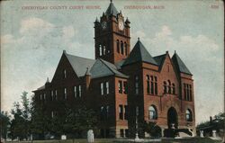 Cheboygan County Court House Postcard