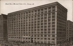 Reatil Store, Marshall Field & CO. Postcard