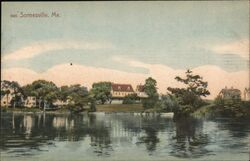 Somesville, Maine Lakefront Postcard