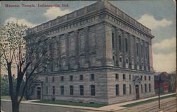 Masonic Temple Postcard