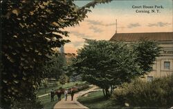 Court House Park Postcard