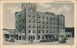 Hotel Vinita Postcard