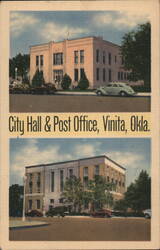 City Hall & Post Office Postcard