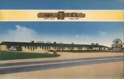 Quarter Horse Motel Postcard