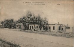 Tip Top Courts just West of Vinita Postcard