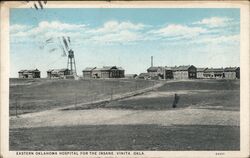 Eastern OKlahoma Hospital for the Insane Postcard