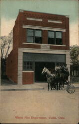 Vinita Fire Department Postcard