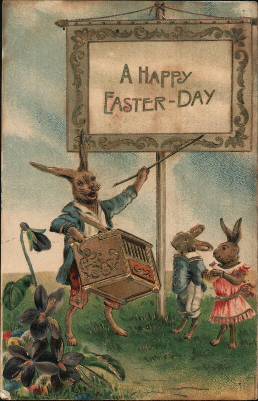 A Happy Easter-Day Germany With Bunnies