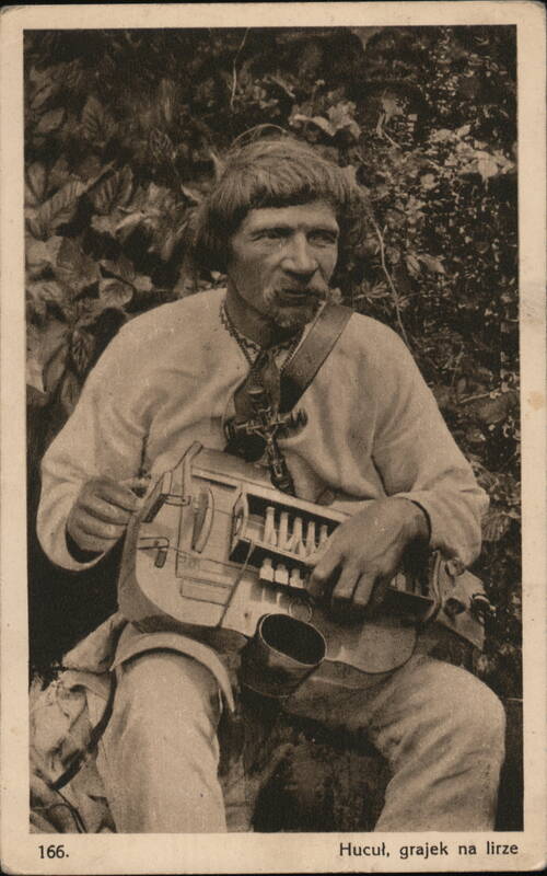 Hucul Playing a Lur Poland