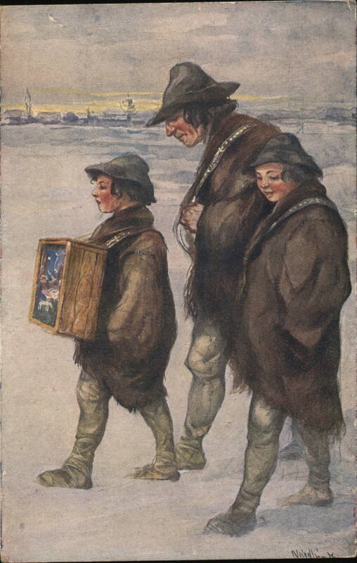 Czech Carolers with Hurdy Gurdy Nirchl. J. Christmas