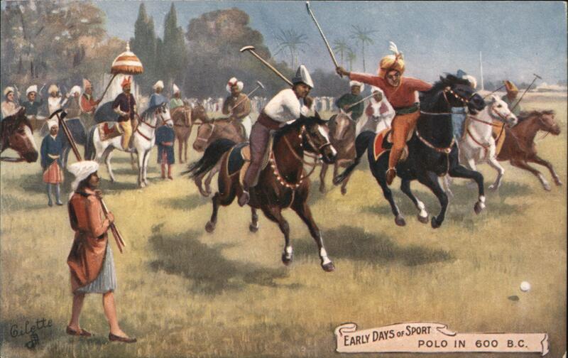 Early Days of Sport: Polo Colette Tuck's Oilette Series