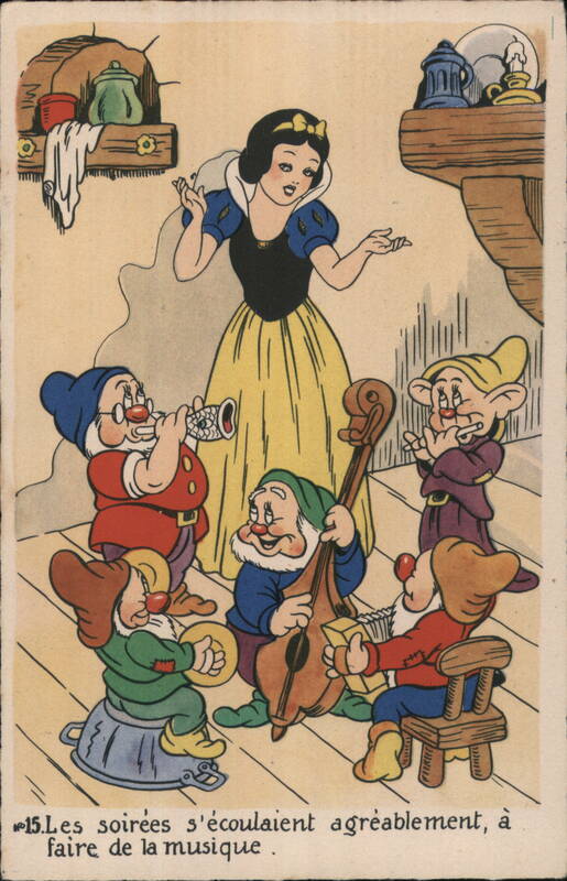 1941 Walt Disney Snow White & 5 Dwarfs Cartoons