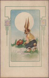 O! Happy Easter Bunny Postcard Postcard