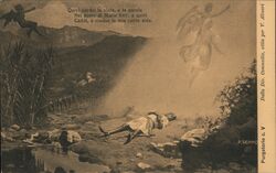 Purgatorio Canto V Alinari Postcard