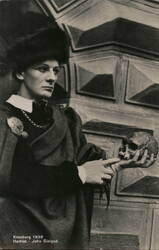 John Gielgud Hamlet Kronborg 1939 Postcard