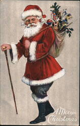 Merry Christmas Santa Claus Postcard
