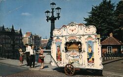 G Perlee Amsterdam Barrel Organ Postcard