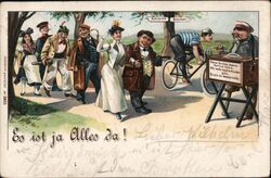 Comic Schierke Brocken Postcard Postcard