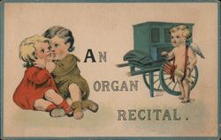 An Organ Recital Postcard