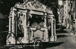Amsterdam Street Organ Postcard
