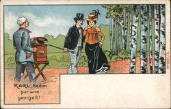 Karl, Komm Hier Wird Georgelt Postcard