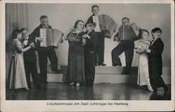 Lilliputaner Accordion Band Postcard