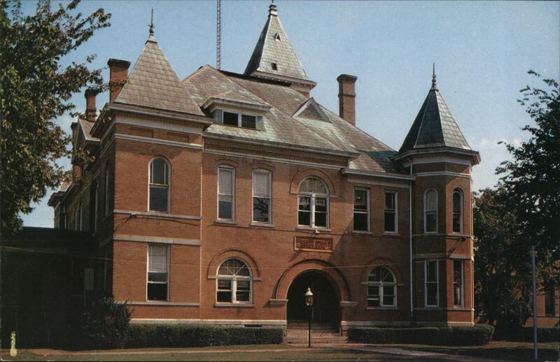 Saline County Court House Benton AR Bill Cahoon Postcard