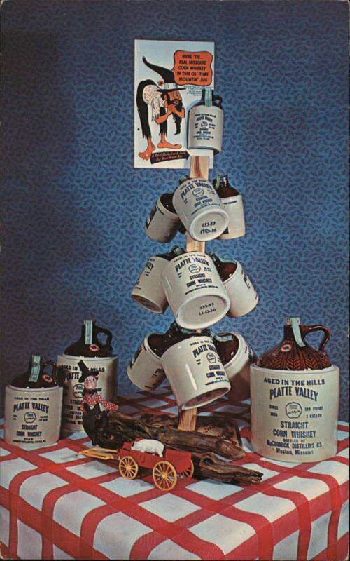 Platte Valley Corn Whiskey Weston Missouri Advertising