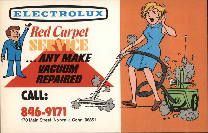 Electrolux Red Carpet Service Norwalk Connecticut Advertising