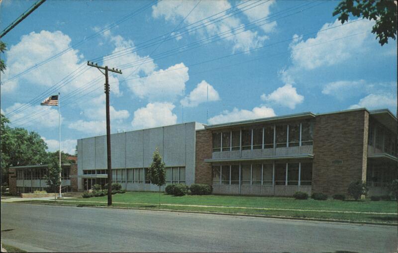 Municipal Building Beaver Dam WI Postcard Municipal Building Beaver Dam WI Postcard