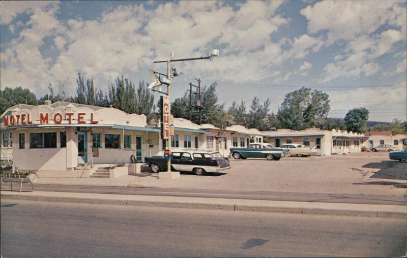 Dreamland Motel, Rawlins WY Wyoming K. W. Schneider