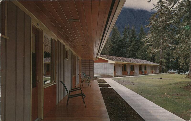 New Motel at Lake Crescent Lodge Washington Ray Atkeson