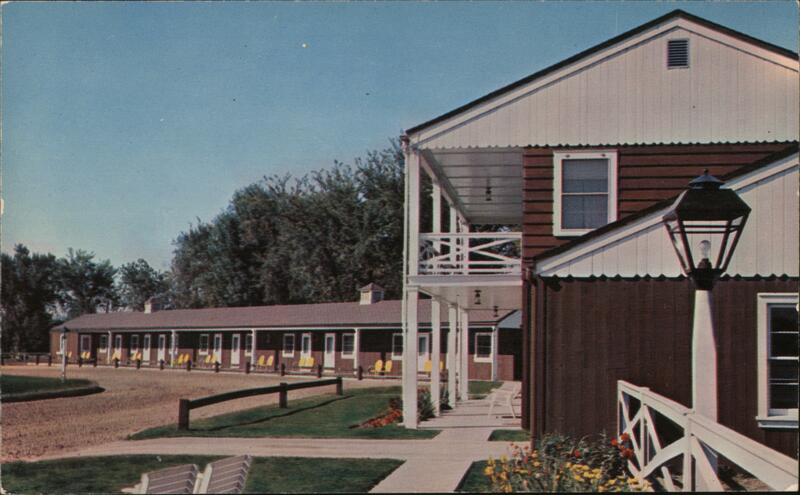 Frontier Motel - Administration Building and One Wing Clinton Iowa