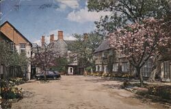 The Courtyard, The Bear Hotel Postcard