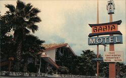 Bahia Motel, Free Continental Breakfast Postcard