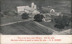 Farm Near Elkhorn Postcard