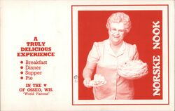 Norske Nook Restaurant Postcard