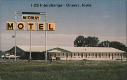 Midway Motel Postcard