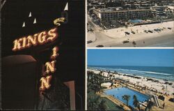 Kings Inn, Daytona Beach Postcard