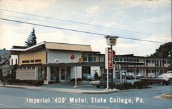 Imperial "400" Motel Postcard