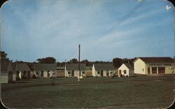 Coe's Cozy Cabins Postcard