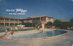 Palo Alto Travelodge Postcard
