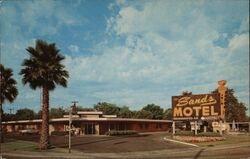 Sands Motel Howe Avenue and Auburn Boulevard Postcard