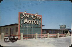 Sea 'n Sun Motel Postcard
