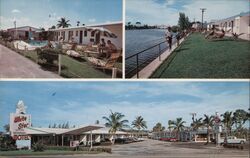 White Star Motel, Fort Lauderdale Postcard